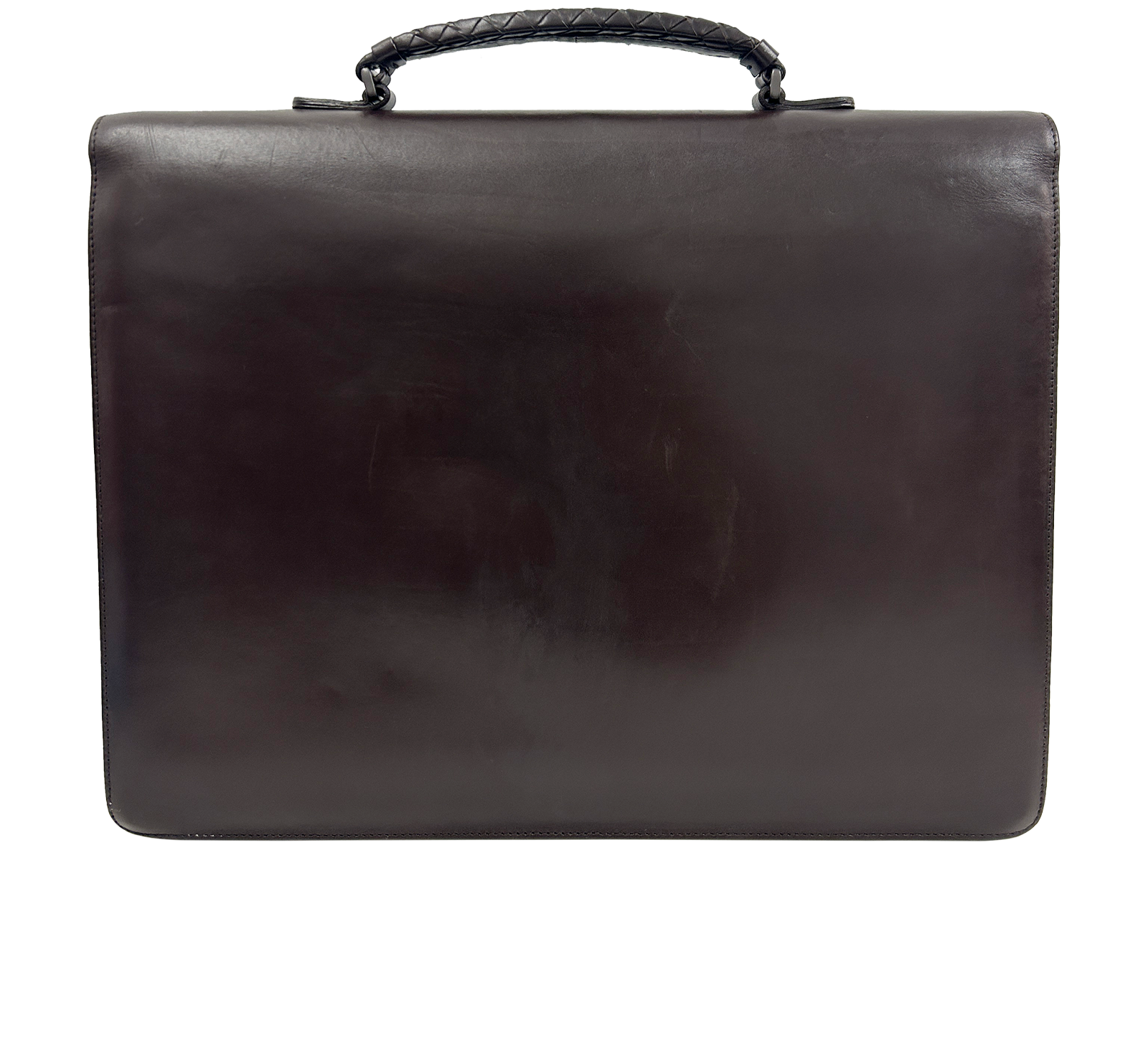 Maletín Grande, 550&euro;, Bolso, Marrón, Animal - Piel, Vista trasera